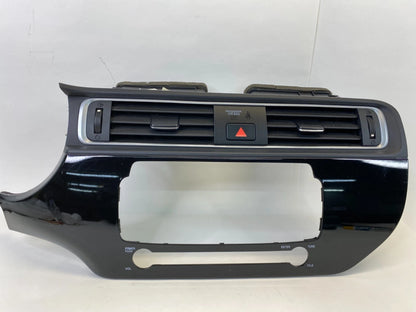 15-17 KIA RIO CENTER DASH RADIO BEZEL A/C AIR VENT W/ HAZARD SWITCH 847401WBB0FH