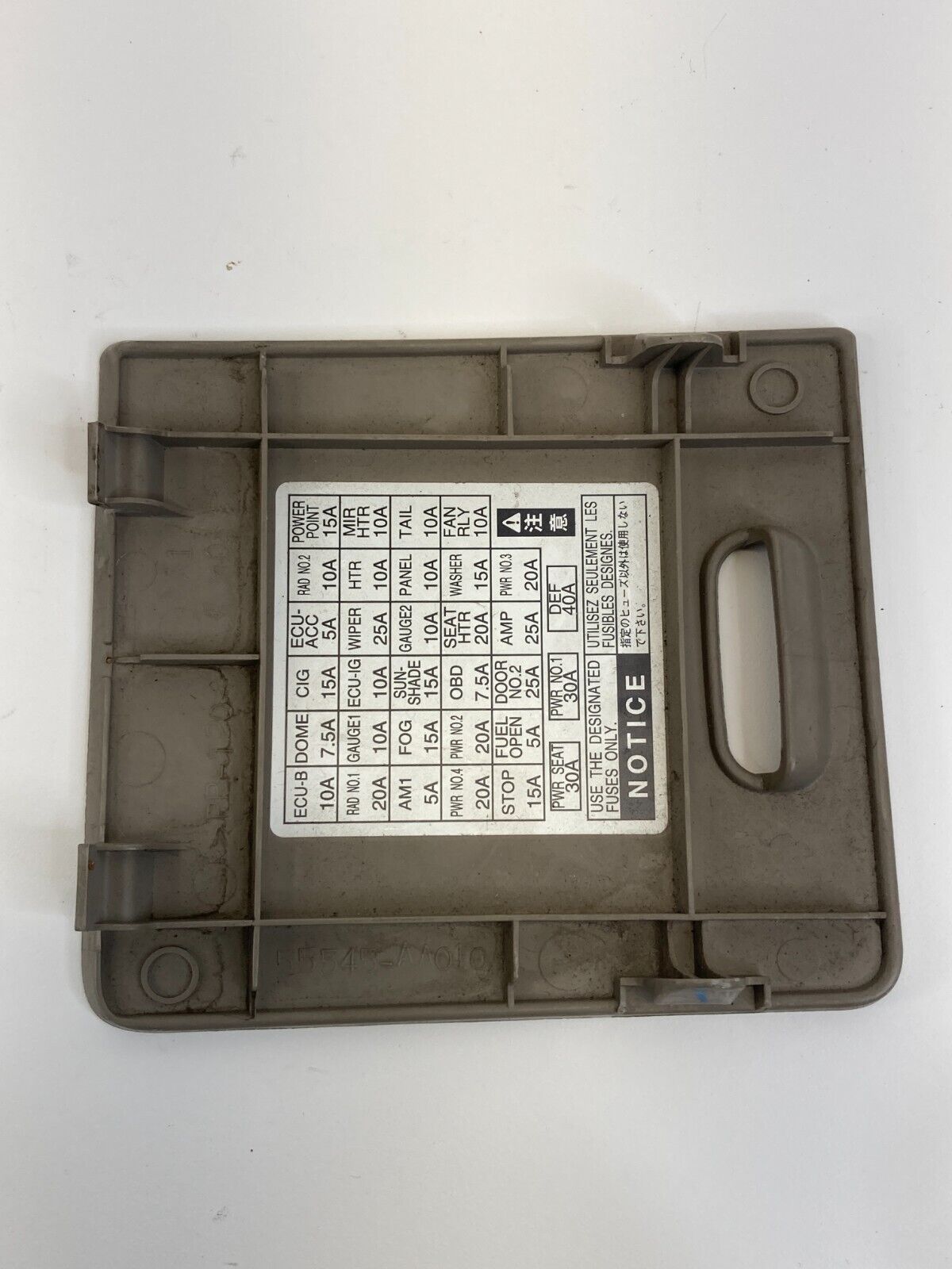 2002-2006 Toyota Camry Dashboard Panel Fuse Box Cover Trim Lid 55545-AA010 OEM