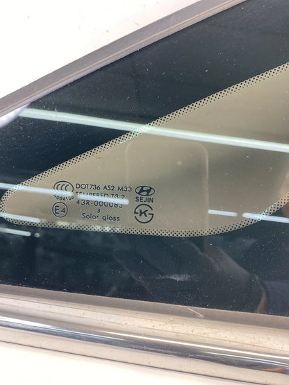 2011-2015 HYUNDAI SONATA REAR RIGHT SIDE DOOR WINDOW QUARTER GLASS 87820-3S000