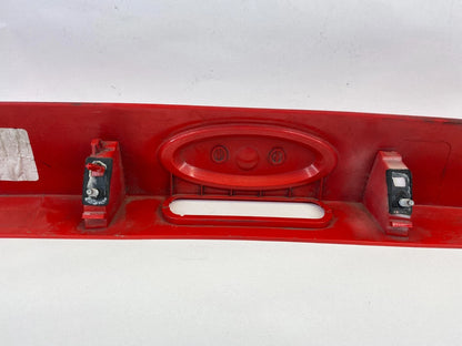 12-14 FORD FOCUS SEDAN REAR TRUNK TRIM MOLDING EMBLEM HANDLE BM51-F43404 RED OEM