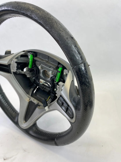 2009-2013 HONDA FIT STEERING WHEEL W/ CRUISE CONTROL SWITCH ASSEMBLY LEATHER OEM