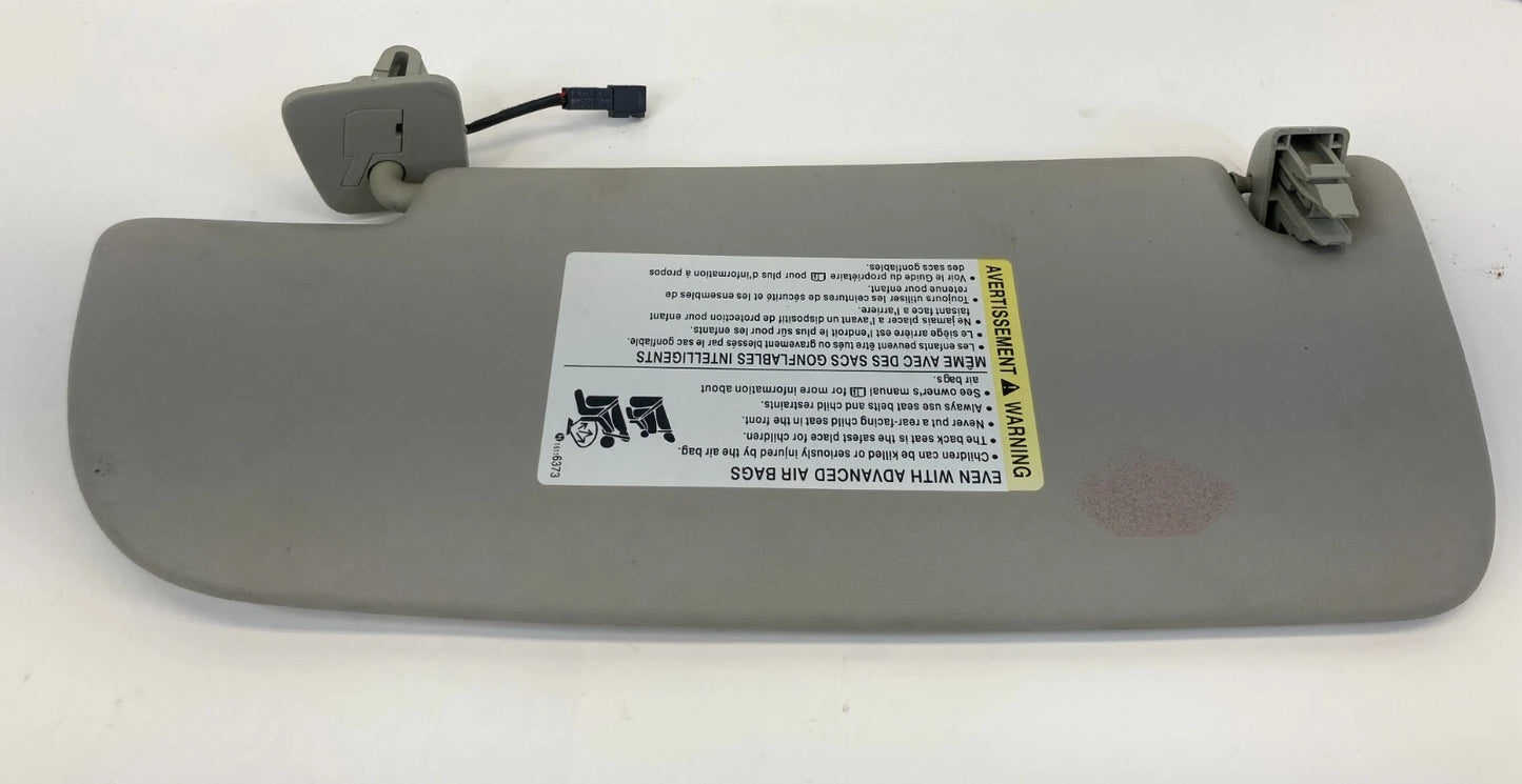 03-11 SAAB 9-3 SEDAN ROOF RIGHT SIDE SUNVISOR SUN VISOR MIRROR LIGHT SHADE OEM
