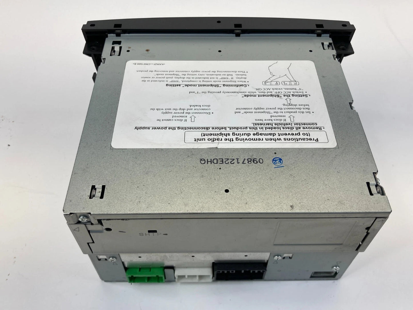 2005 05 ACURA MDX RADIO AM FM CD PLAYER 6 CD CHANGER RECEIVER 39100-S3V-A250