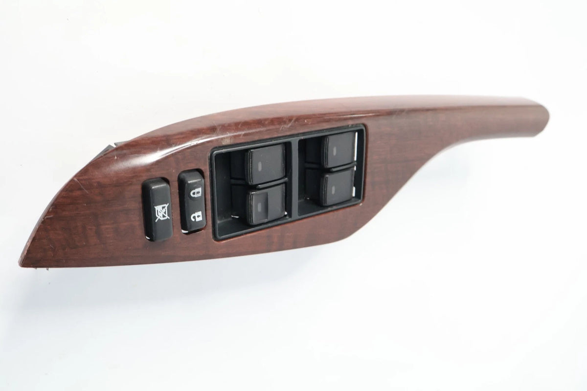 2011-2014 TOYOTA SIENNA FR LH DRIVER MASTER POWER WINDOW SWITCH W BEZEL WOOD OEM