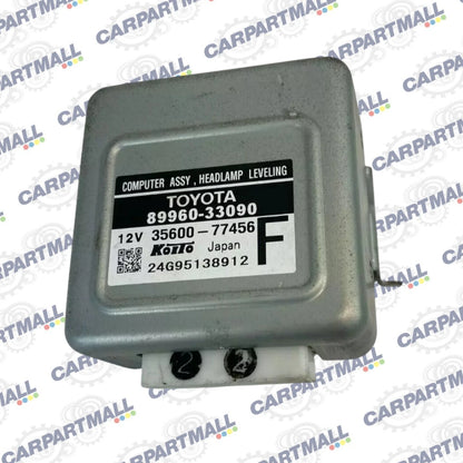 02 03 LEXUS ES300 04-06 ES330 HEADLAMP LEVELING CONTROL MODULE UNIT 35600-77456