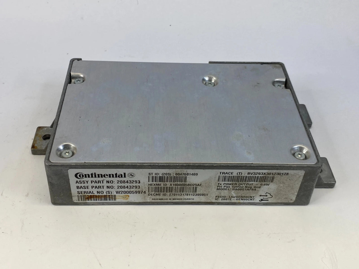 2010 CHEVROLET EQUINOX GMC TERRAIN COMMUNICATION CONTROL MODULE 20843293 OEM