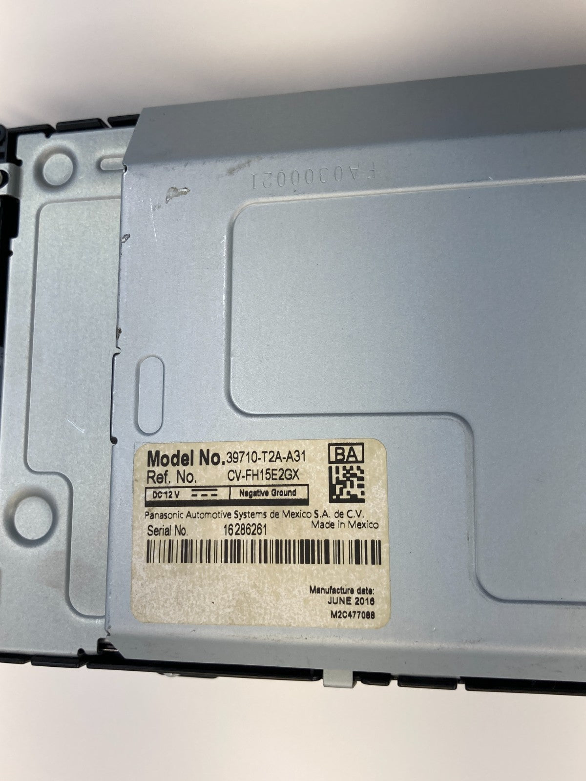 2016 2017 Honda Accord Radio Dash Info GPS Display Screen 39710-T2A-A31 OEM