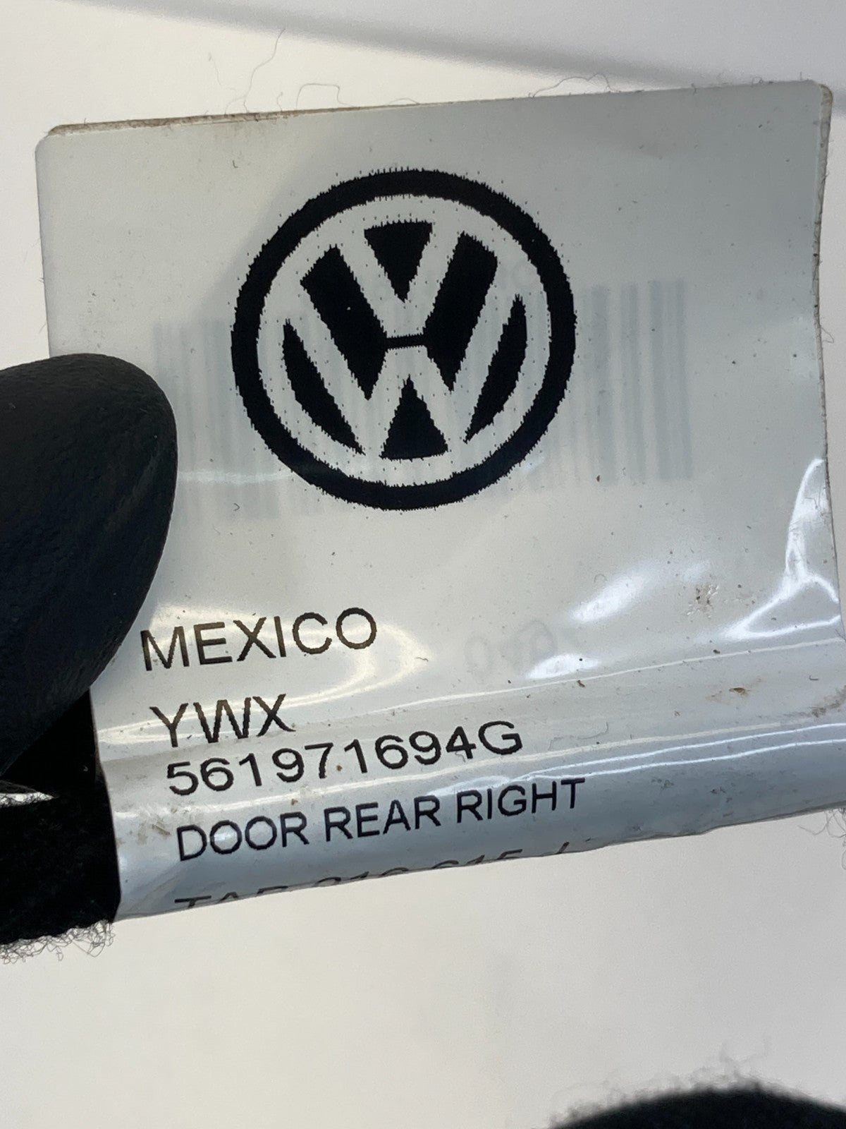 12-15 VW Volkswagen Passat Rear Right Side Door Harness Wire Wiring 561971694G