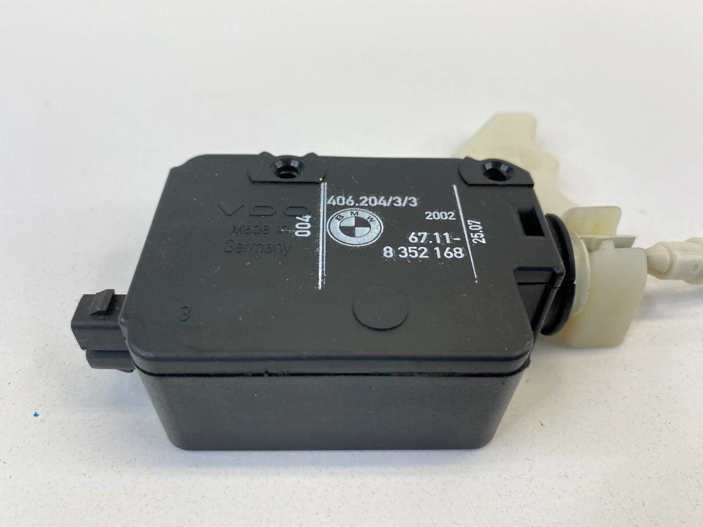 2002 2003 MINI COOPER FUEL FLAP RELEASE LOCKING MOTOR ACTUATOR W/ CABLE 7115559