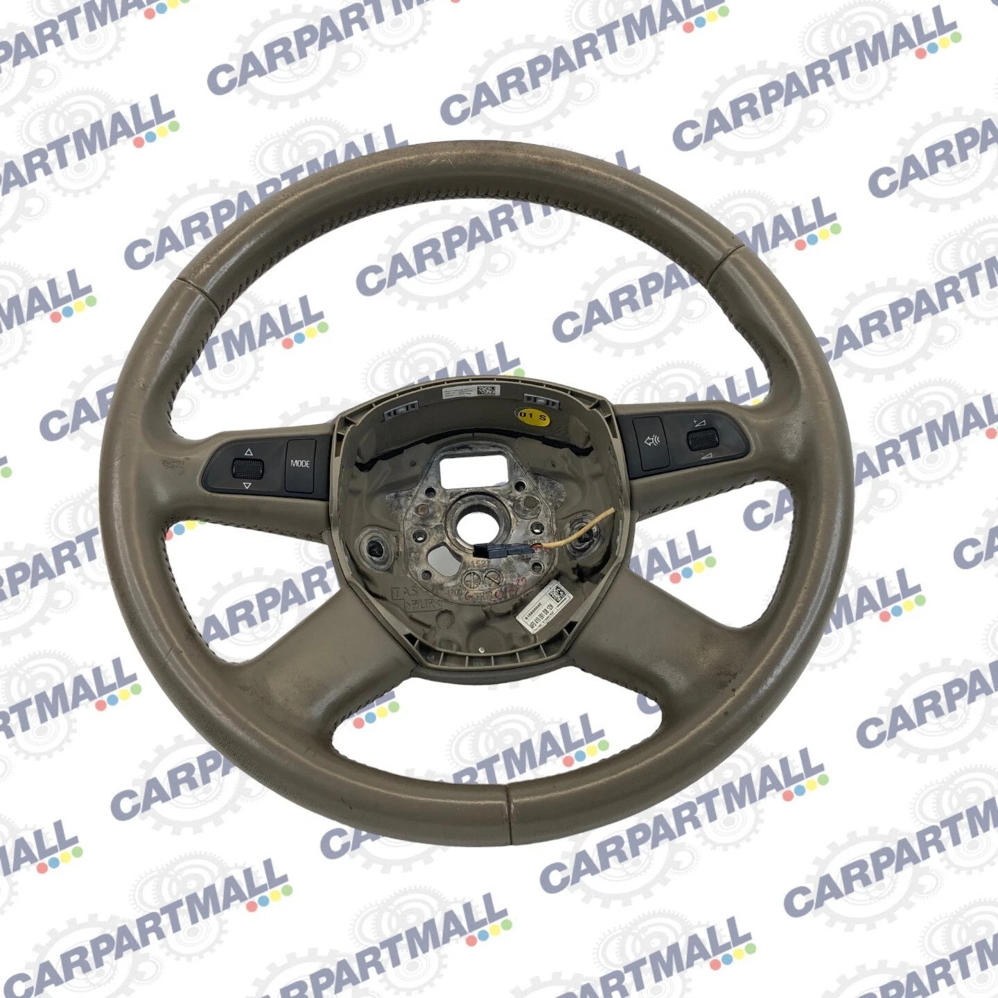 2006 2007 2008 AUDI A6 LEFT DRIVER SIDE STEERING WHEEL 4F0-419-091-DB-1ZH OEM