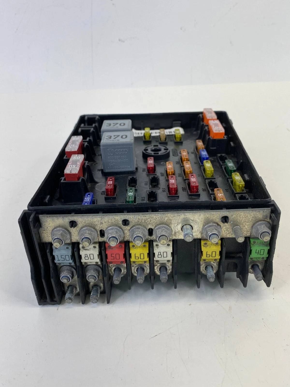 2009-2017 VOLKSWAGEN CC 2.0L L4 AT ENGINE COMPARTMENT FUSE BOX RELAY 3C0-937-125
