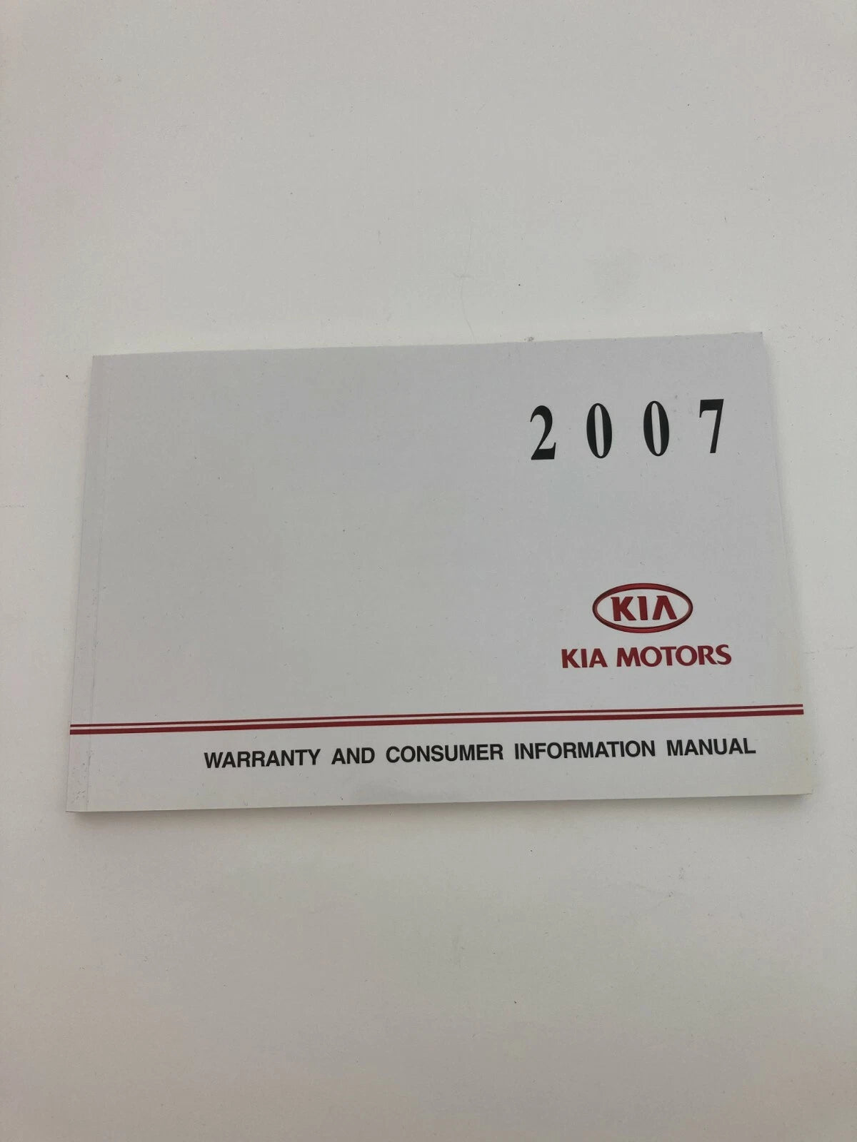 2007 07 KIA OPTIMA OWNERS GUIDE WARRANTY & CONSUMER INFORMATION BOOK MANUAL OEM