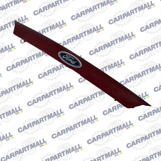 2014-2019 FORD FIESTA SEDAN TRUNK LID LICENSE MOLDING W EMBLEM RUBY RED OEM