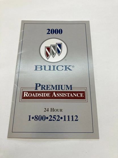 2000 BUICK LESABRE SEDAN OWNERS MANUAL HANDBOOK & WARRANTY INFORMATION W/ CASE