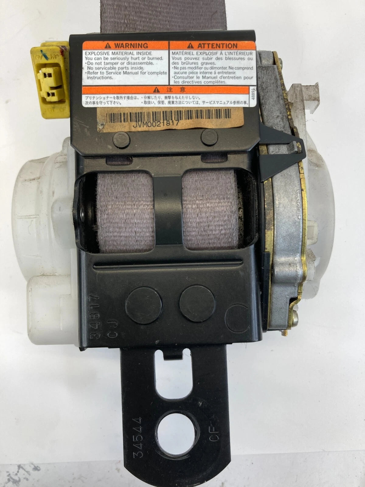 99-04 HONDA ODYSSEY FRONT RIGHT SIDE SEAT BELT RETRACTOR NSB0876RT04 OEM