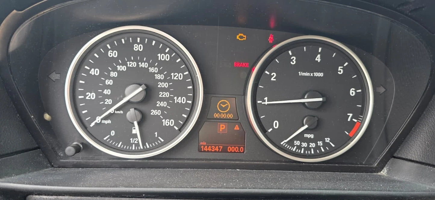 2008 BMW 535XI DASH CLUSTER SPEEDOMETER GAUGES 144K MILES 62-11-9-177-259 OEM