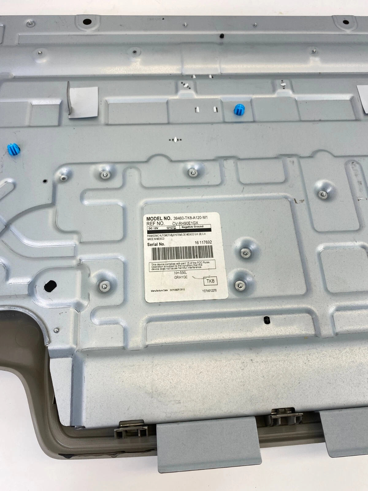 11-13 HONDA ODYSSEY OVERHEAD ROOF ENTERTAINMENT DISPLAY SCREEN 39460TK8A120 OEM