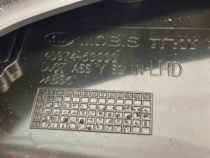 06-10 KIA SEDONA LEFT DRIVER SIDE DASH AC AIR VENT GRILLE TRIM 4D974-50000 OEM