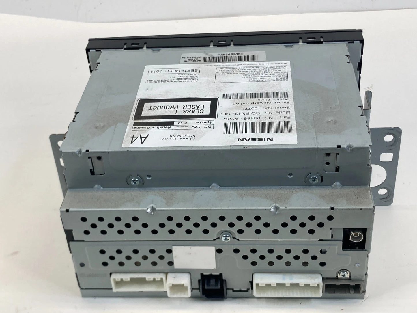 2015-2017 NISSAN QUEST AM FM RADIO STEREO UNIT 5 INCH SCREEN 28185-4AY0A OEM