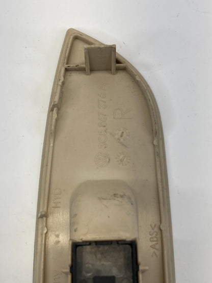 2009-2017 Volkswagen CC Rear Right Side Door Window Switch w/ Bezel 3C8867376A