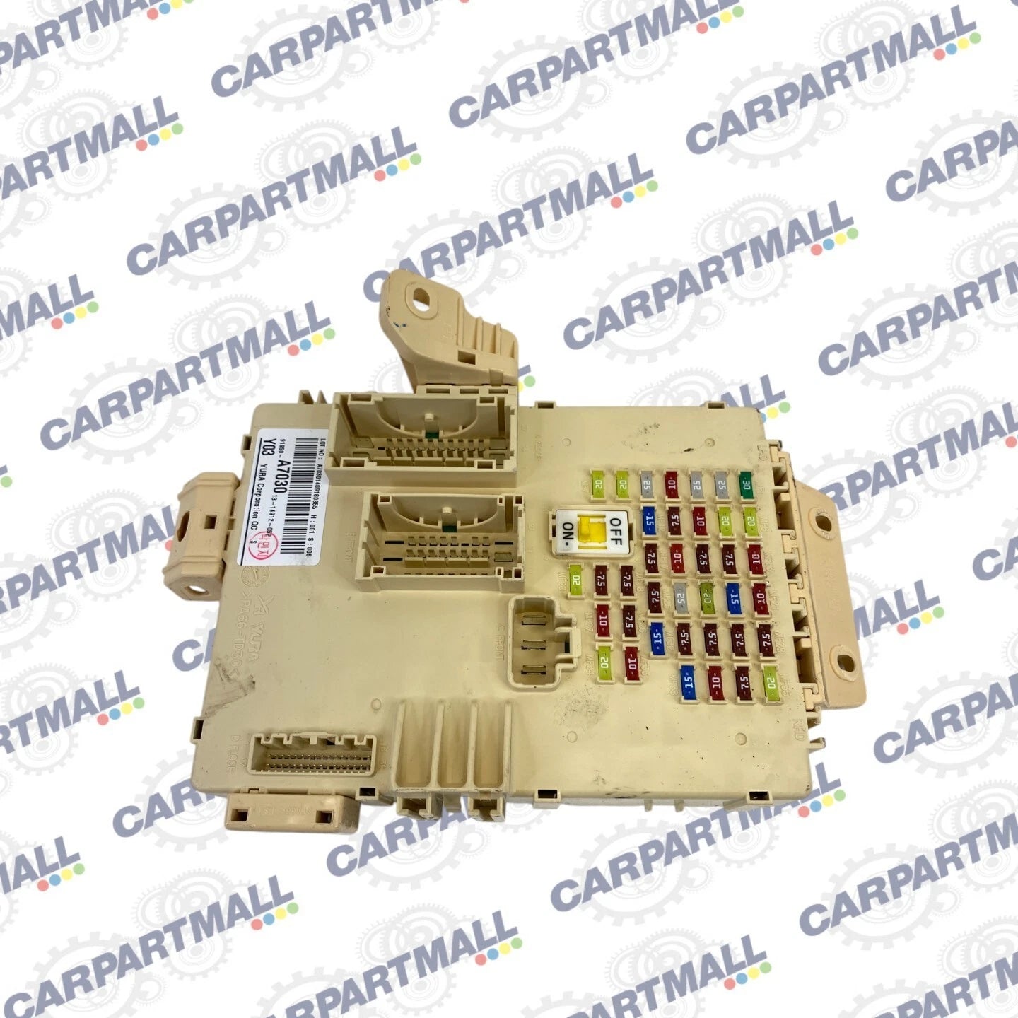 2014-2016 KIA FORTE INTERIOR DASH FUSE BOX RELAY COMPARTMENT 91950-A7030 OEM