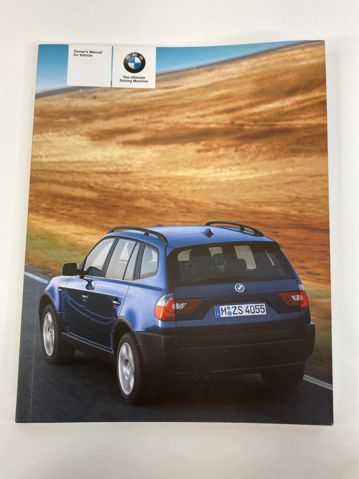 2004 BMW X3 OWNER'S MANUAL & QUICK REFERENCE GUIDE CARD SET W/ CASE OEM