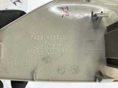 10 11 TOYOTA CAMRY FRONT RIGHT DOOR LOCK & WINDOW SWITCH W/ BEZEL 74231-06300