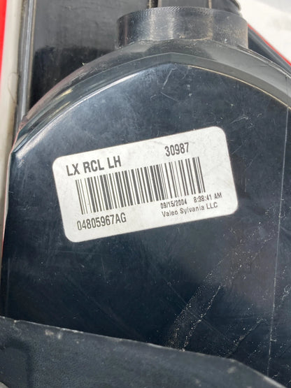 2005 05 DODGE MAGNUM REAR LEFT DRIVER TAIL LIGHT TAILLIGHT LAMP 04805967AG OEM