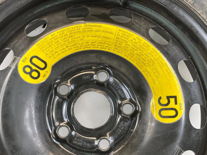 2012-2015 VOLKSWAGEN PASSAT SEDAN 4-DR EMERGENCY INFLATABLE SPARE TIRE 135/90D16