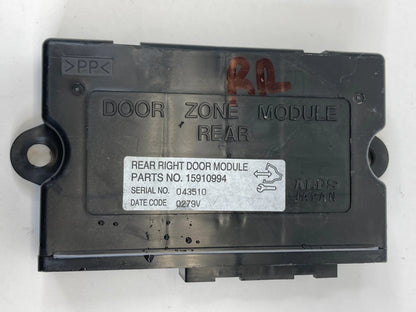 2005-2011 CADILLAC STS REAR RIGHT BACK SIDE DOOR CONTROL MODULE ZONE 15910994