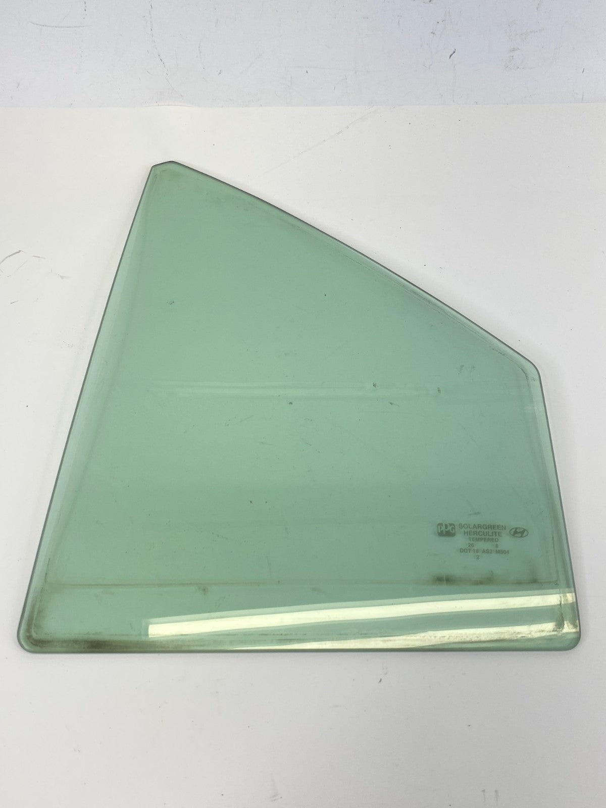 2009 2010 Hyundai Sonata Rear Left Side Quarter Vent Window Glass Fixed OEM