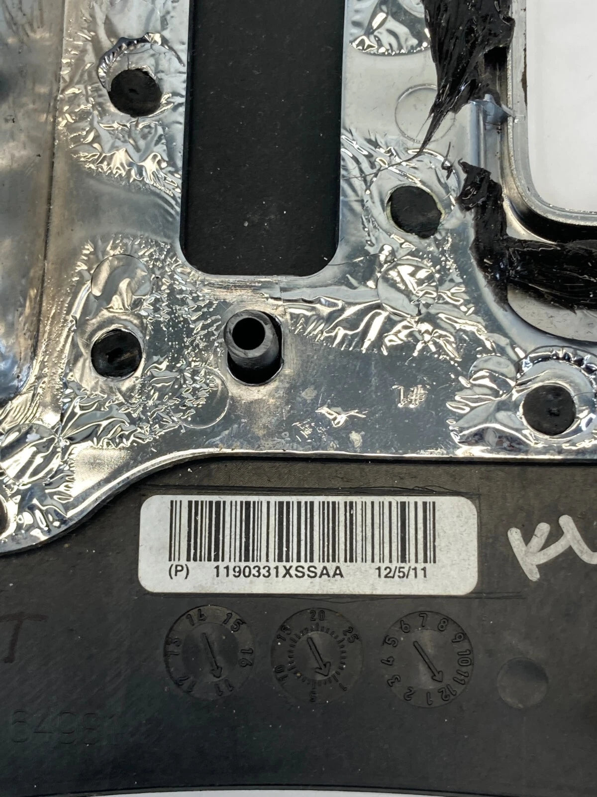 2012-2017 DODGE CHARGER A/T CENTER CONSOLE PANEL COVER TRIM 1WA69AAAAA OEM