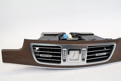 2013-2016 MERCEDES-BENZ E350 FRONT DASH AIR VENT GRILLES CLOCK BEZEL A2126803093