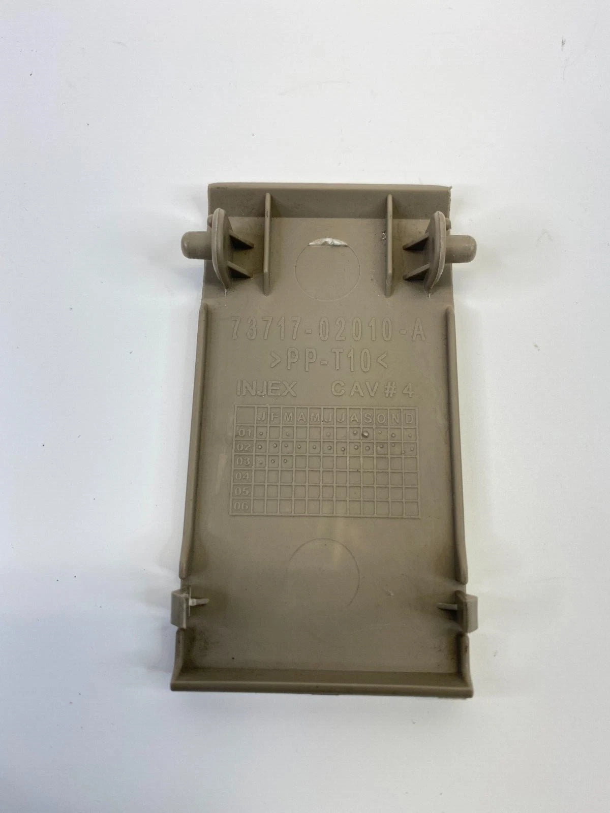 2003-2008 TOYOTA COROLLA REAR CHILD ANCHOR SEAT COVER TRIM CAP 73717-02010 OEM