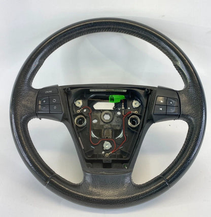 2005-2011 VOLVO S40 STEERING WHEEL BLACK W/ CRUISE & AUDIO CONTROL SWITCH OEM