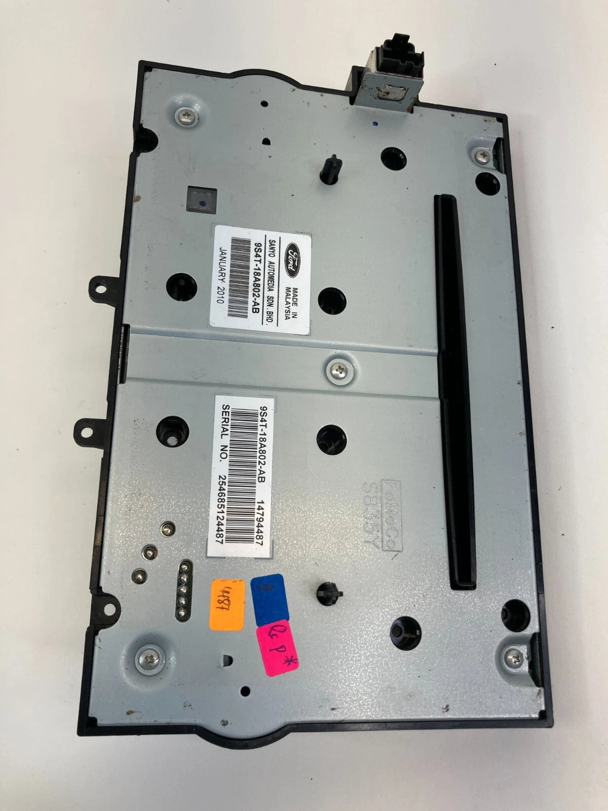 2009-2011 Ford Focus AM/FM Radio Audio Control Faceplate Panel 9S4T18A802AB OEM