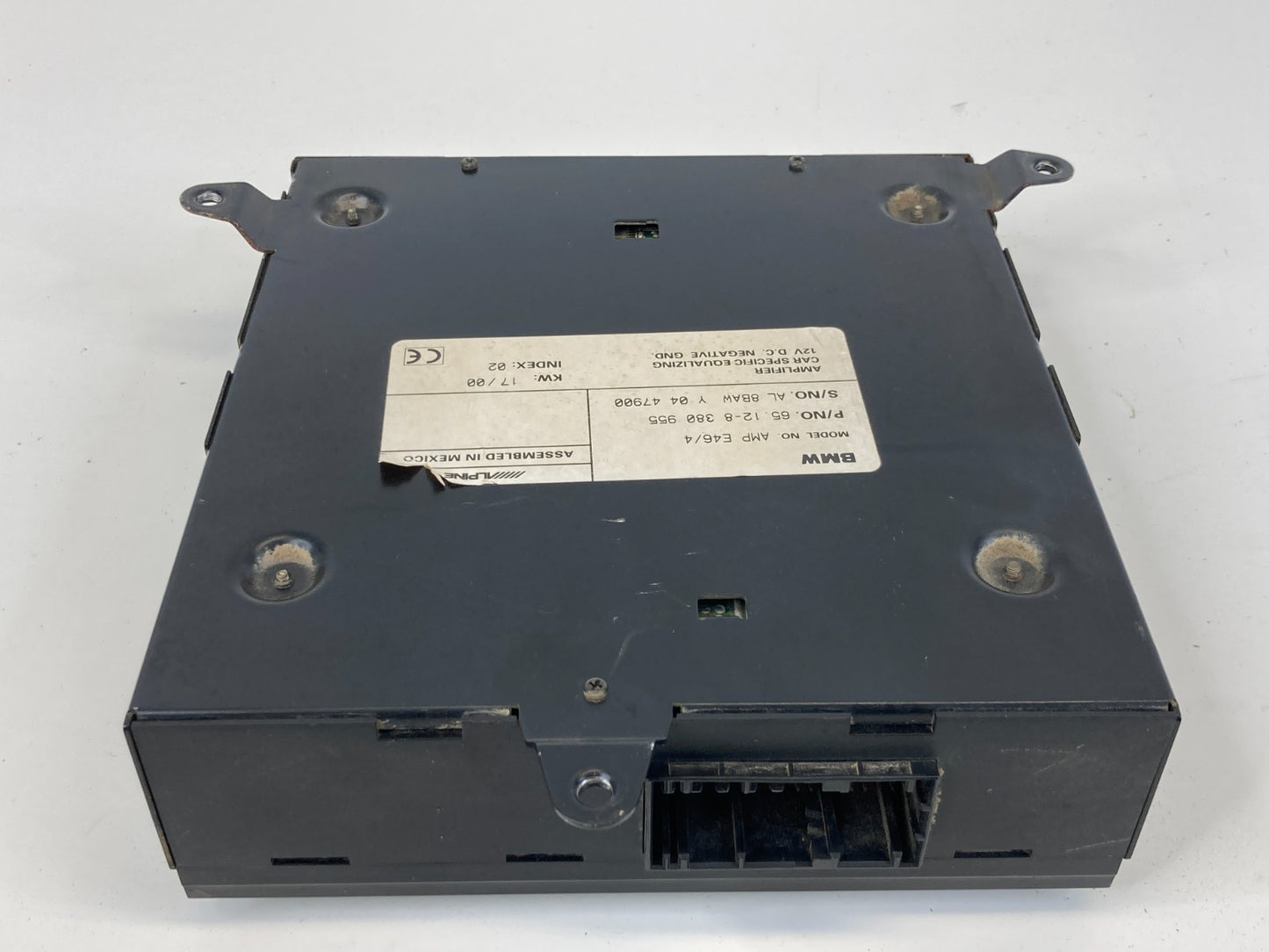 1999 2000 BMW 323i 01-03 325i Radio Audio Amplifier AMP Alpine 65-12-8-380-955