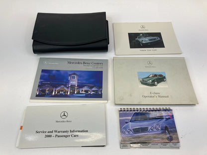 2000 MERCEDES-BENZ E-CLASS OWNERS MANUAL CONSUMER INFO WARRANTY BOOK W/ CASE OEM