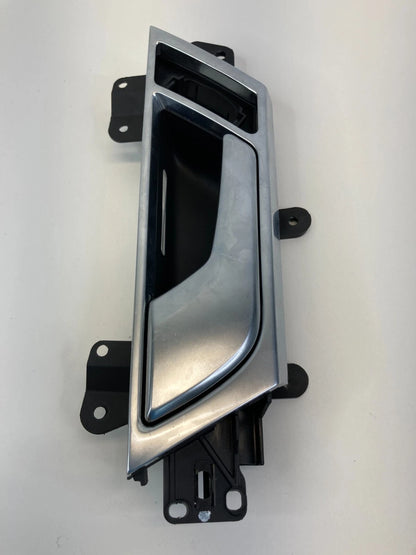 05-11 AUDI A6 QUATTRO REAR LEFT SIDE INNER DOOR HANDLE W/ BEZEL 4F0839019E OEM