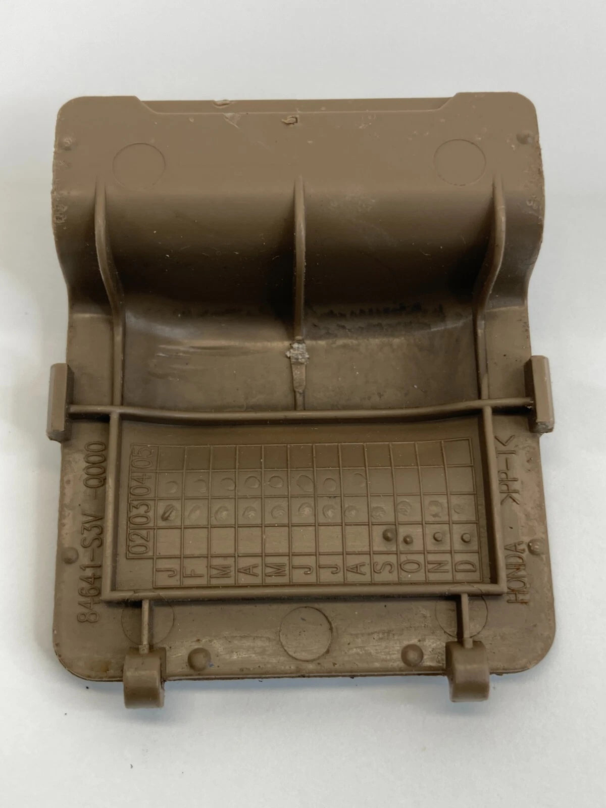 03-06 ACURA MDX REAR CHILD SEAT ANCHOR FINISH PLATE CAP COVER 84641-S3V-Q00 OEM