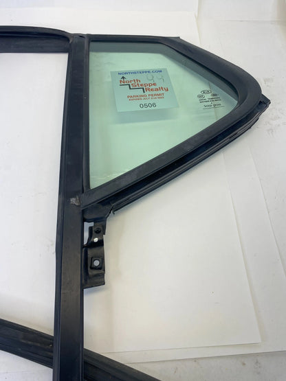2012-2015 KIA OPTIMA SEDAN REAR LEFT SIDE DOOR QUARTER FIXED GLASS W/RUN CHANNEL