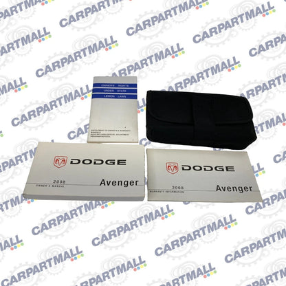 2008 08 DODGE AVENGER OWNERS MANUAL BOOK INFORMATION GUIDE W/ CASE OEM