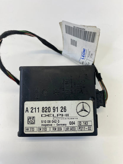 2001-2005 MERCEDES-BENZ C240 W203 ANTI-THEFT ALARM CONTROL MODULE 2118209126 OEM