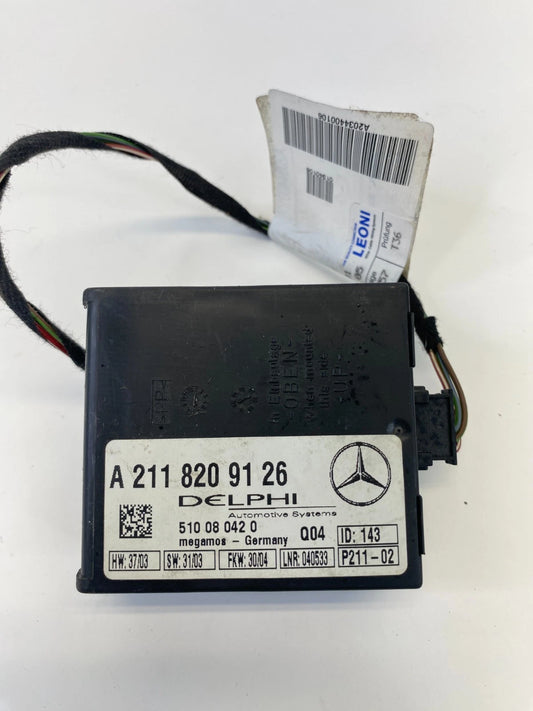 2001-2005 MERCEDES-BENZ C240 W203 ANTI-THEFT ALARM CONTROL MODULE 2118209126 OEM