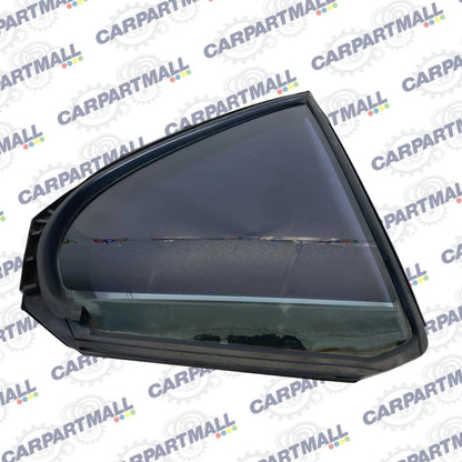 08-17 MITSUBISHI LANCER RR RIGHT QUARTER DOOR WINDOW GLASS W WEATERSTRIP 5740A04