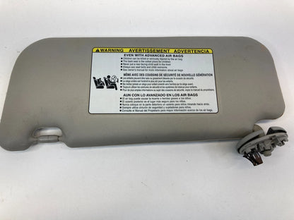 09-13 TOYOTA COROLLA ROOF RIGHT PASSENGER SUNVISOR SUN VISOR SHADE W/O SUNROOF