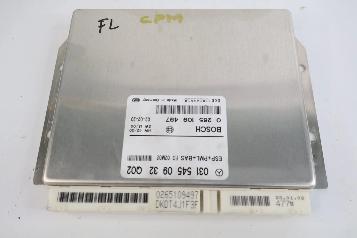 2000-2003 MERCEDES S430 S500 ABS ESP STABILITY CONTROL MODULE 031-545-09-32-Q02