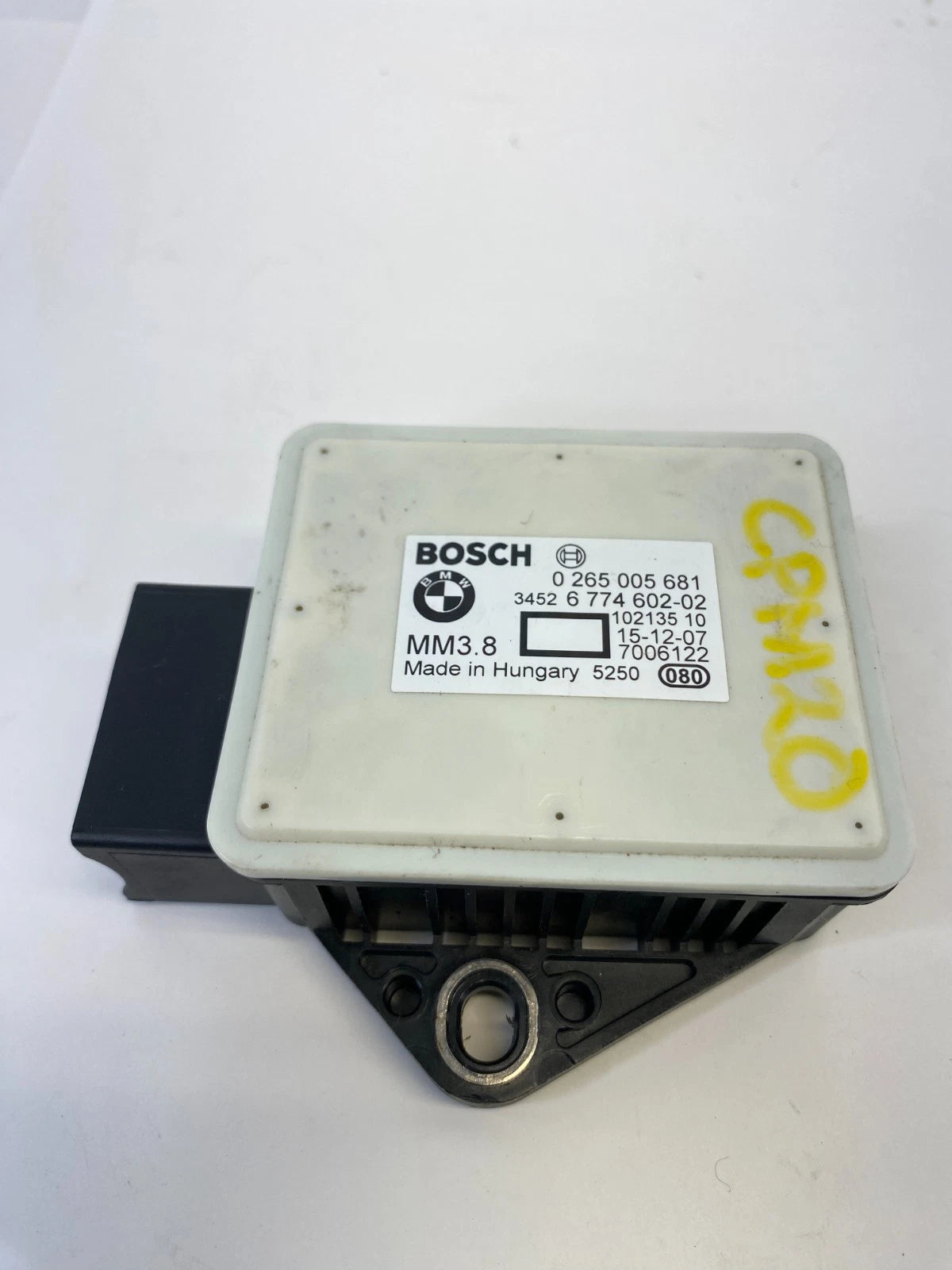 07 08 BMW 328XI YAW RATE SPEED DSC SENSOR CONTROL UNIT MODULE 34526774602 OEM