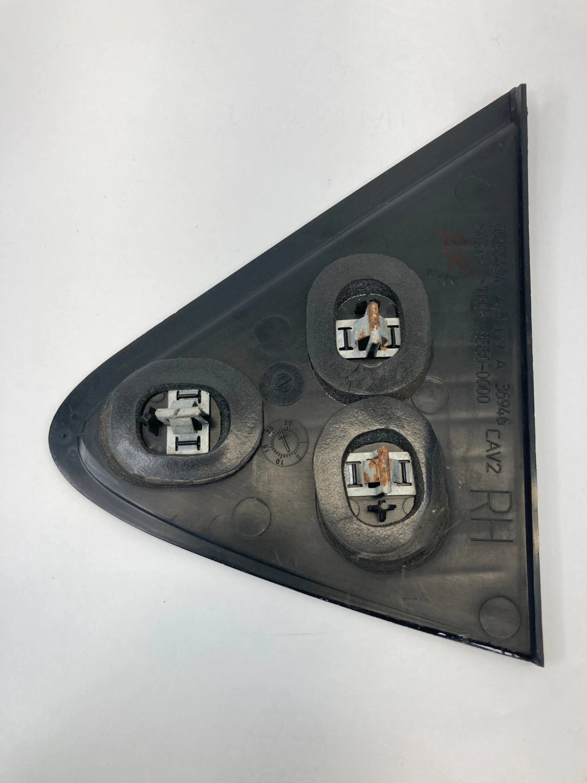 2008-2014 DODGE AVENGER REAR RIGHT EXTERIOR WINDOW APPLIQUE MOLDING TRIM OEM