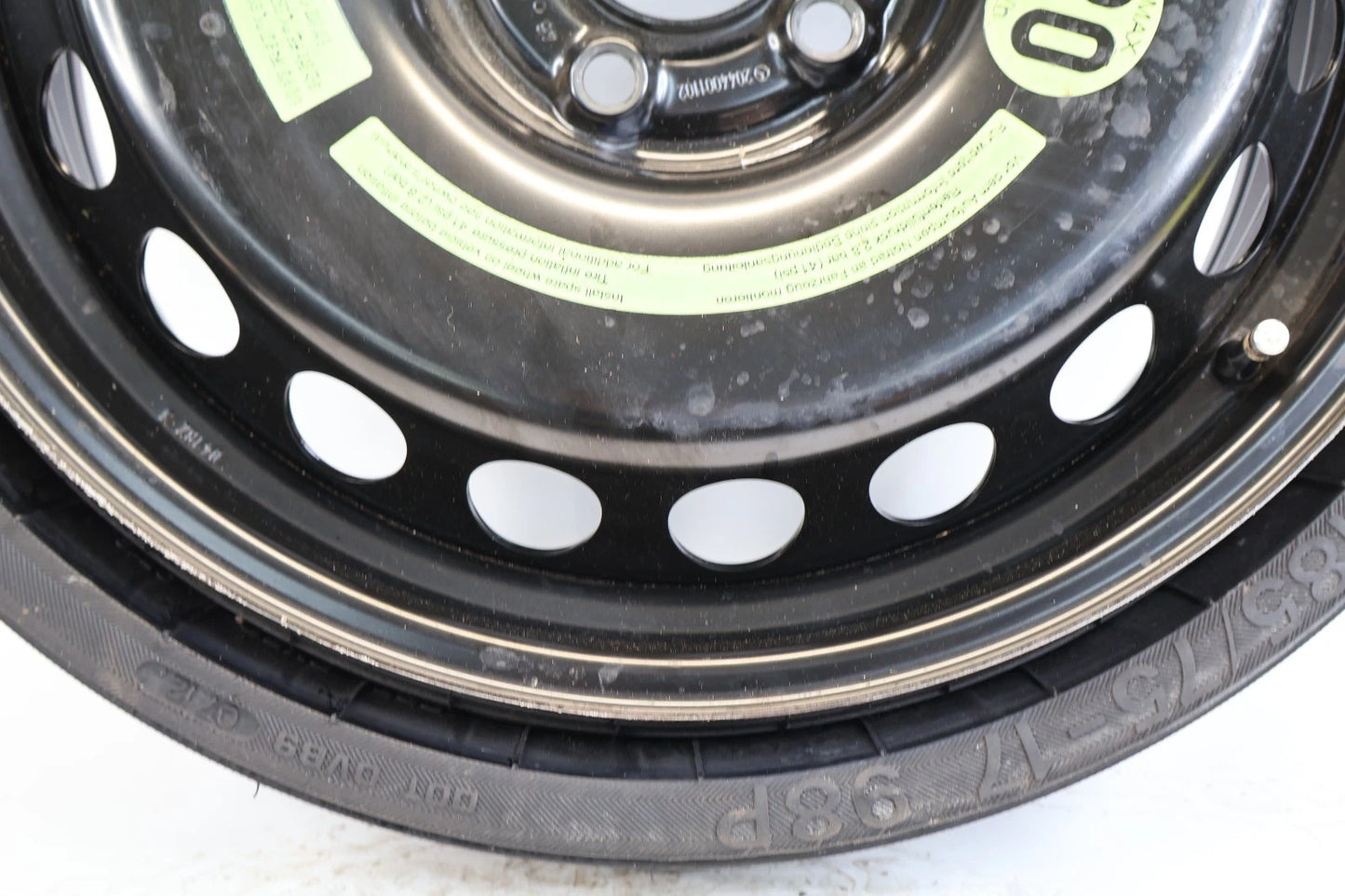 2010-2015 MERCEDES-BENZ GLK350 SPARE TIRE WHEEL RIM COMPACT DONUT 185/75-17 98P